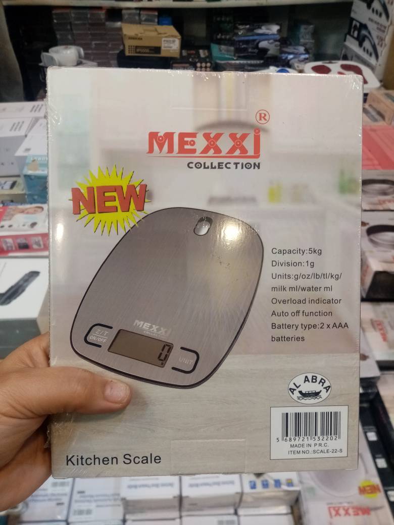 ترازو آشپزخانه مدل mExxl مکسی 5 کیلویی کدبازاریو 3410